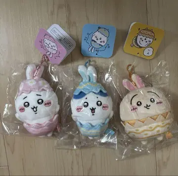 부활절이 다가오는 마스코트 치이카와 (먼작귀) 하치와레 토끼 3개 세트
