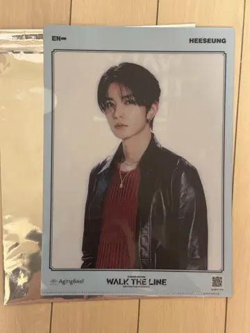 ENHYPEN HEESEUNG 에이징 비프 WTL 클리어 파일