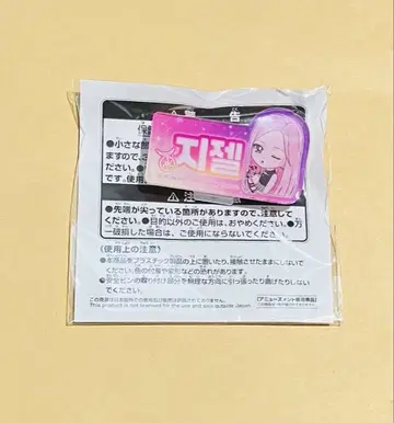 aespa 이름 아크릴 배지 지젤
