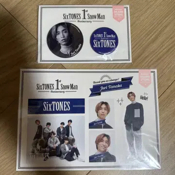 SixTONES 다나카 키 1st Anniversary 스티커 캔뱃지