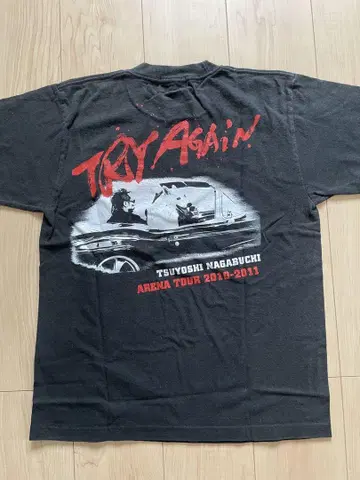 TSUYOSHI NAGABUCHI TRY AGAIN 티셔츠 M