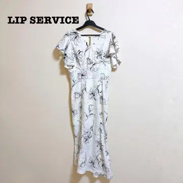 립 서비스 Layered flower 머메이드 원피스
