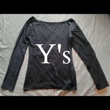 Y's 긴팔 상의 블랙 셔츠
