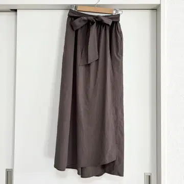 에디스트 옷장 와이드 팬츠 브라운 스커트 보임 에어리 S 사이즈
