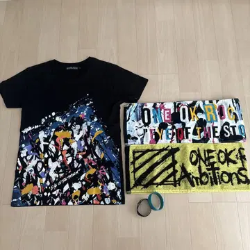 ONE OK ROCK 투어 티셔츠 머플러 타월 러버 밴드 원오크