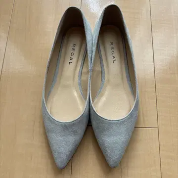 REGAL 그레이 펌프스 23.5cm