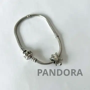 PANDORA 판도라 실버 925 거북이 참 팔찌