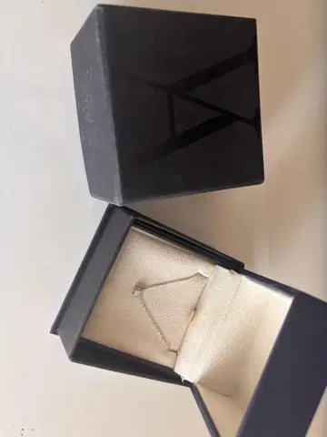 Vendome Aoyama 실버 다이아몬드 목걸이