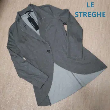 미사용 새상품 LE STREGHE 그레이 테일러드 자켓 [M] 이탈리아제