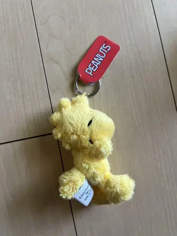 우드스탁 스누피 쁘띠 후와 마스코트 키링 봉제 인형