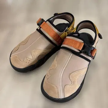 미사용 PUMA 푸마 샌들 TS-01 RETRO 베이지 25cm