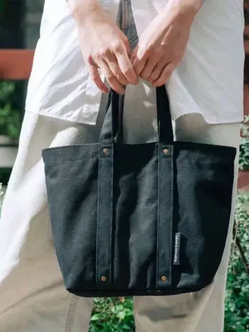 DEAN & DELUCA 코튼 토트백 블랙 S
