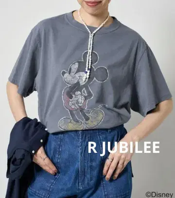 IENA** R JUBILEE DISNEY 미키마우스 티셔츠 이에나