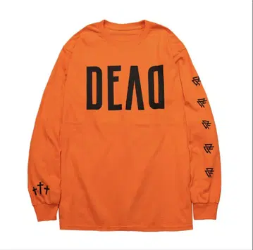 DEAD POP FESTiVAL 2025 롱 티셔츠 오렌지 M 새상품