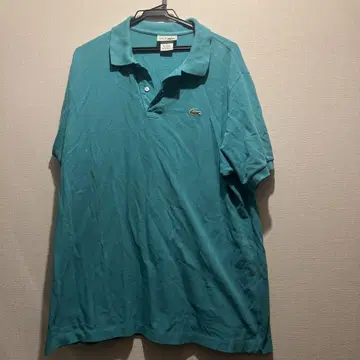 메이드 인 프랑스 CHEMISE LACOSTE 터콰이즈 피케 셔츠