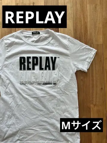 REPLAY 화이트 티셔츠