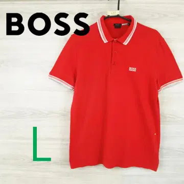 HUGO BOSS 휴고 보스 <자수 로고 코튼 피케 셔츠> M0488s