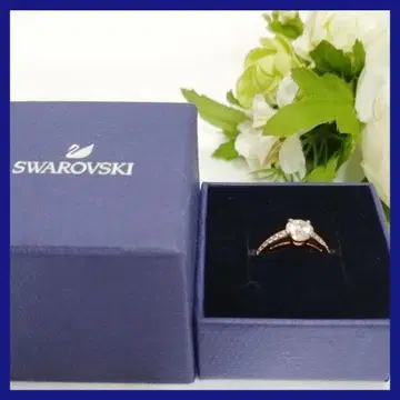 SWAROVSKI Attract Round 크리스탈 파베 반지 9호