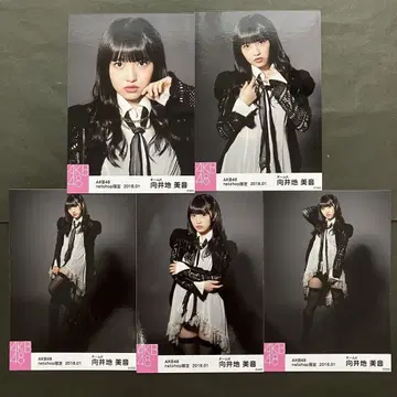 무카이 미네 AKB48 브로마이드 5장 컴프 38