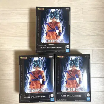 드래곤볼 슈퍼 BLOOD OF SAIYANS 손오공 피규어 3개