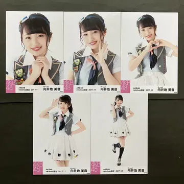 무카이 미네 AKB48 브로마이드 5장 컴프 40