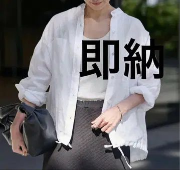 FRAMe WORK 2025 화이트 셔츠 상의