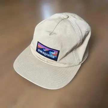 Patagonia 파타고니아 파도 로고 캡 베이지