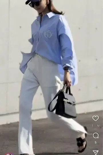 regleam 포켓 썸머 니트 팬츠 화이트 S