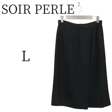 SOIR PERLE 소아르 페르르 블랙 무릎 기장 타이트 스커트 L