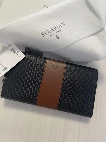 SERAPIAN 세라피안 새상품 지갑 STEPAN 라운드 지퍼 지갑