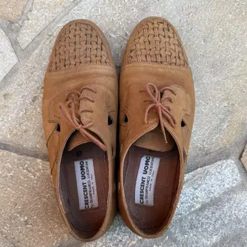 CRESCENT UOMO 브라운 뜨개질 신발