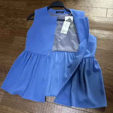 UNITED ARROWS 블루 페플럼 베스트