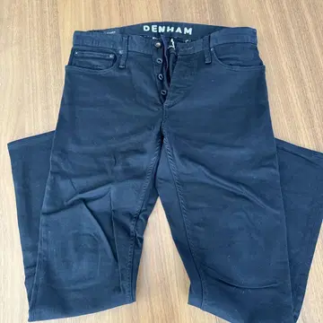 DENHAM 블랙 데님 팬츠