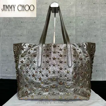 새상품급 JIMMY CHOO SOFIA/M 실버 3색 스터드 토트백