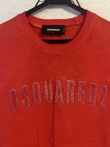 DSQUARED2 슬리브리스 티셔츠 L 레드