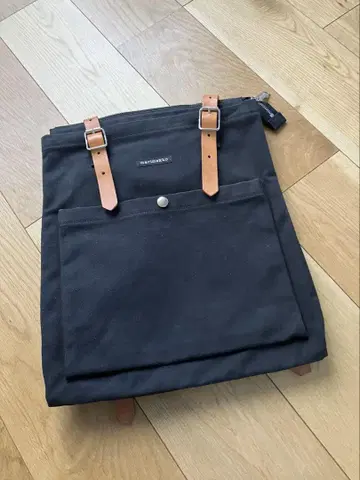 MARIMEKKO 마리메꼬 캔버스 가죽 EPPU BAGS 백팩