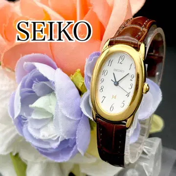 작동 손목시계 SEIKO 세이코 오벌 벨트 새상품 배터리 G35