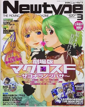 부록 포함 Newtype 2011년(헤이세이 23년) 3월호 부록 완제품