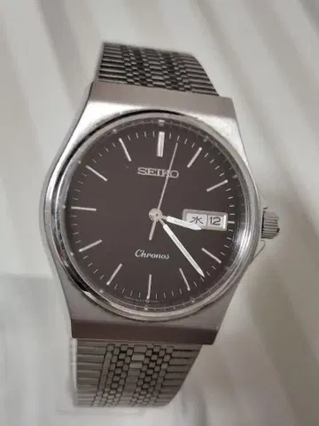 새상품급 SEIKO 세이코 크로노스 5H23-7020 쿼츠 데이데이트