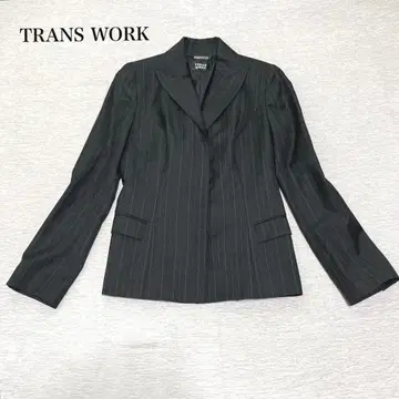 변압기 워크 자켓(42) 스트라이프 비익 사무직 고급스러운 예쁜