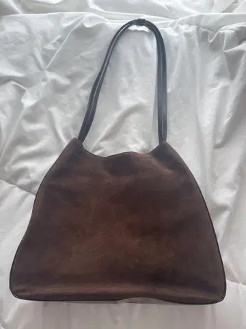 BALLY 발리 숄더 토트백 가죽 스웨이드 브라운