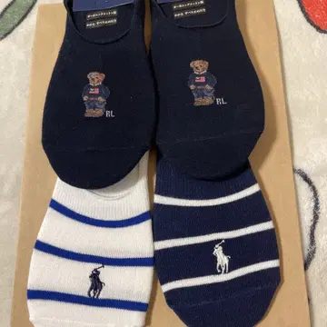 폴로 랄프 로렌 앵클 삭스 4켤레 세트