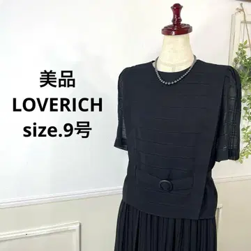새상품급 LOVERICH 블랙 포멀 원피스 상복
