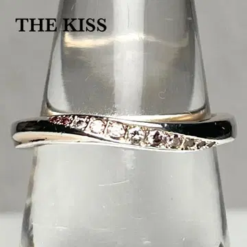 THE KISS 실버 반지 A&Y 각인 스톤 포함