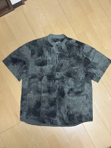 LEFLAH XL 그레이 계열 패턴 셔츠