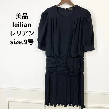 새상품급 leilian 레리안 블랙 포멀 원피스