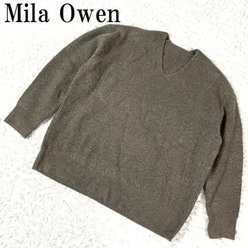 Mila Owen 미라 오웬 루즈 니트 브라운 F B5056