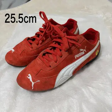 초레어 Puma Ferrari 스피도 캣 스웨이드 스니커즈 25.5