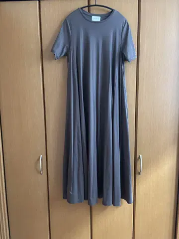 유나이티드 애로우즈 코튼 롱 반팔 원피스