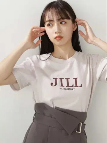 빅 플로키 로고 티셔츠 질 바이 질 스튜어트 핑크